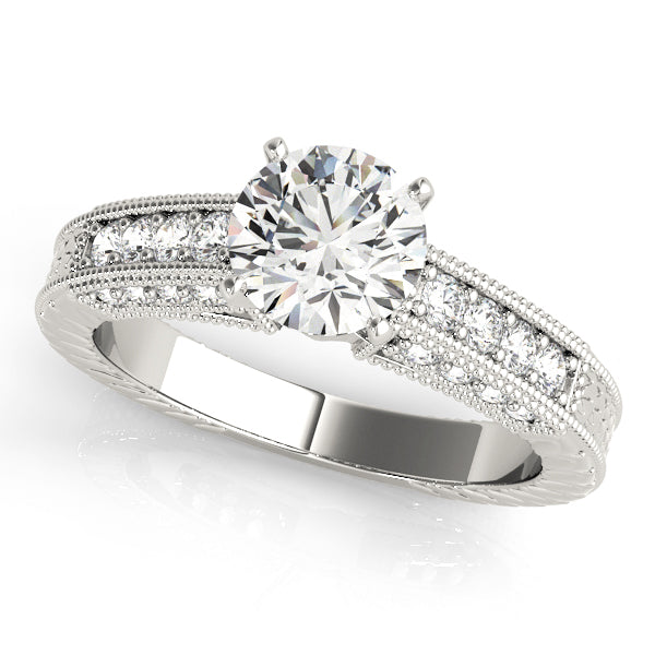 Channel-Set Diamond Engagement Ring (1/3 ct. tw.)