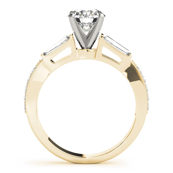 Graduated Tapered Baguette Diamond Engagement Ring (5/8 ct. tw.)