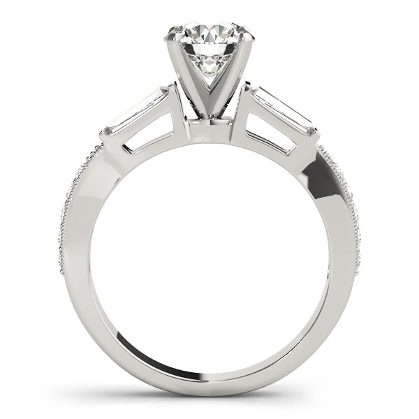 Graduated Tapered Baguette Diamond Engagement Ring (5/8 ct. tw.)