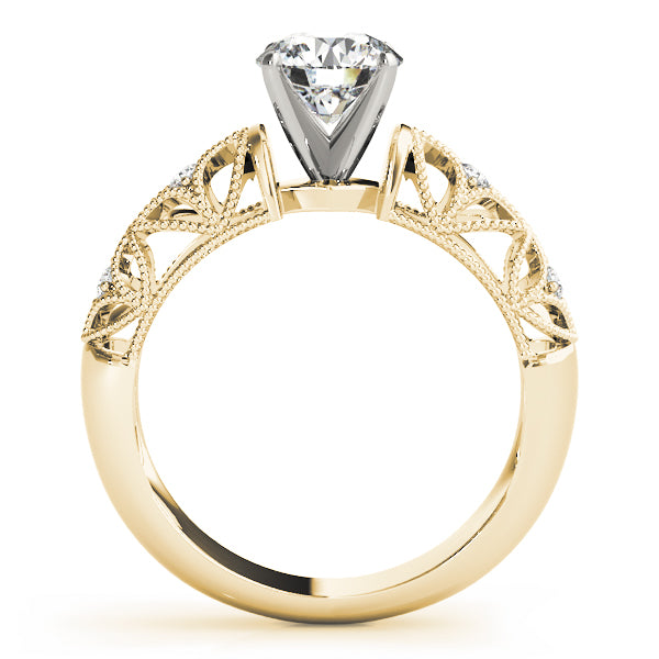 Vintage Milgrain Diamond Engagement Ring (1/20 ct. tw.)