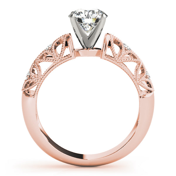 Vintage Milgrain Diamond Engagement Ring (1/20 ct. tw.)