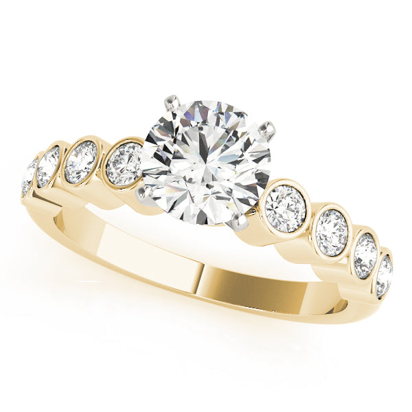 Channel-Set Bezel Diamond Engagement Ring (1/4 ct. tw.)