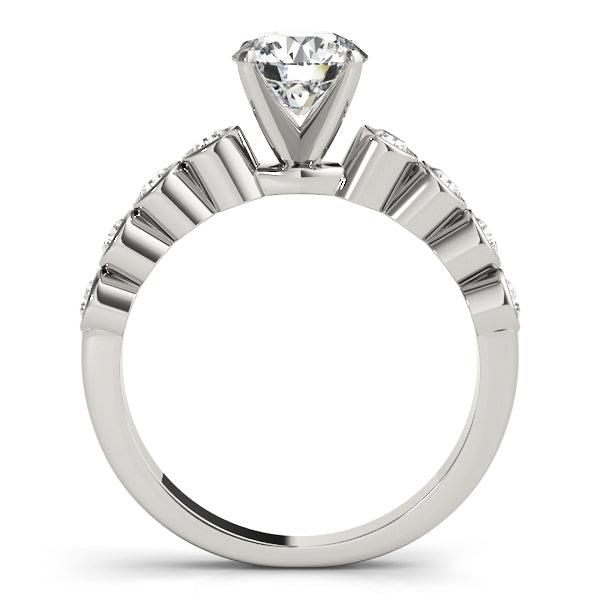 Channel-Set Bezel Diamond Engagement Ring (1/5 ct. tw.)