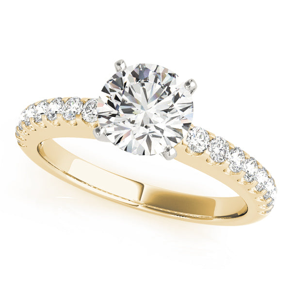Pavé Diamond Engagement Ring (1/2 ct. tw.)