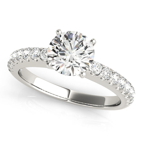 Pavé Diamond Engagement Ring (1/2 ct. tw.)