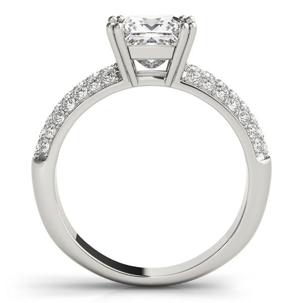 Pavé Diamond Engagement Ring (3/8 ct. tw.)
