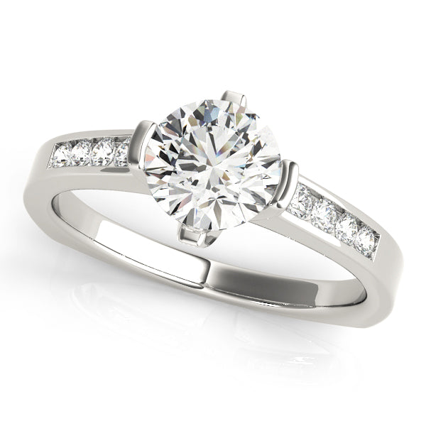 Channel-Set Diamond Engagement Ring (1/4 ct. tw.)