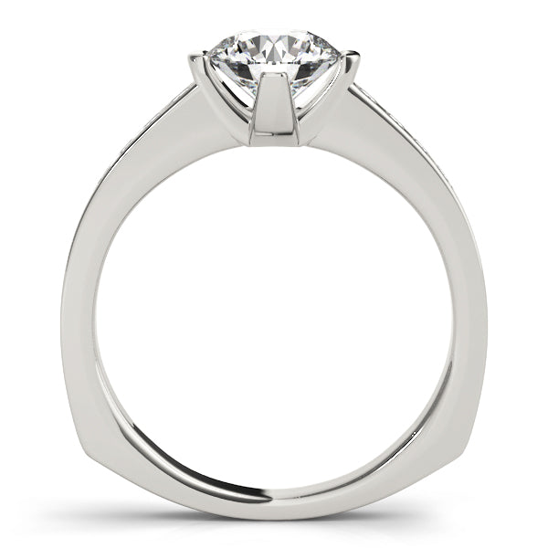 Channel-Set Diamond Engagement Ring (1/4 ct. tw.)