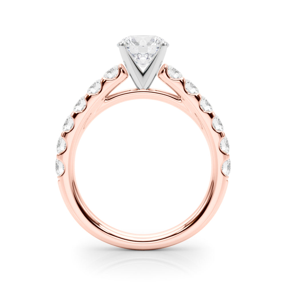 Petite Pavé Diamond Engagement Ring (1 ct. tw.)