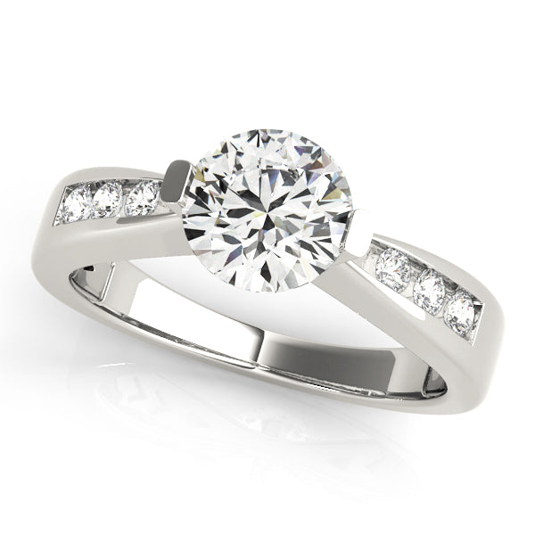 Channel-Set Diamond Engagement Ring (1/6 ct. tw.)