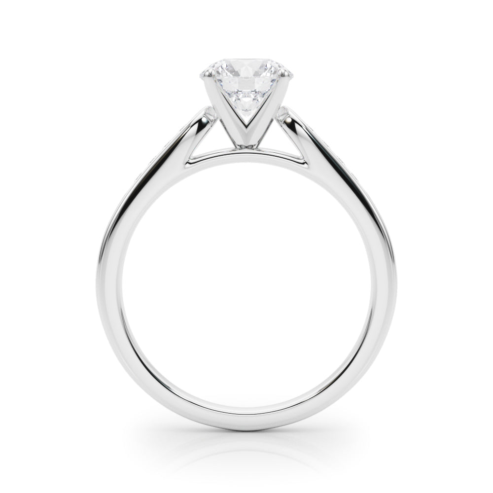 Channel-Set Diamond Engagement Ring (1/15 ct. tw.)