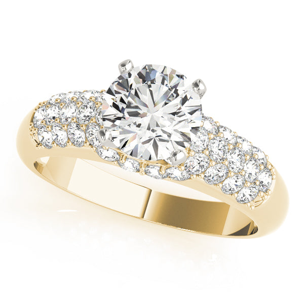 Graduated Pavé Diamond Engagement Ring (1/2 ct. tw.)