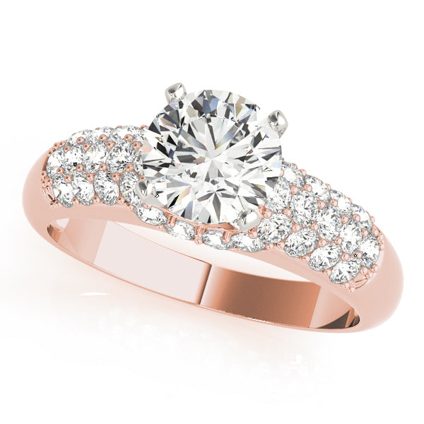 Graduated Pavé Diamond Engagement Ring (1/2 ct. tw.)