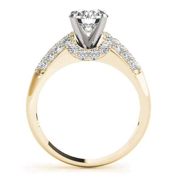 Graduated Pavé Diamond Engagement Ring (1/2 ct. tw.)