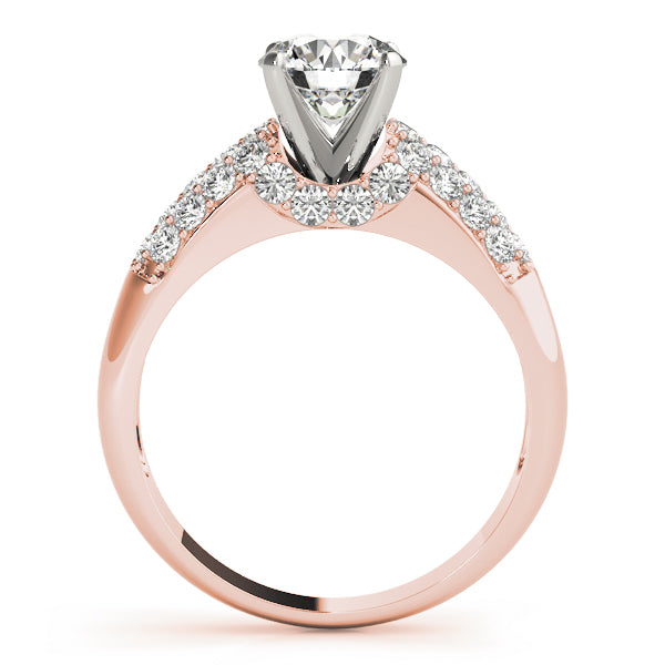 Graduated Pavé Diamond Engagement Ring (1/2 ct. tw.)