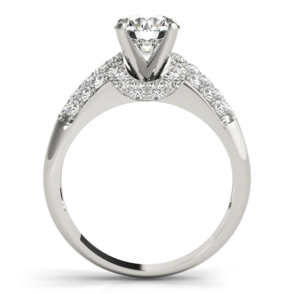 Graduated Pavé Diamond Engagement Ring (1/2 ct. tw.)