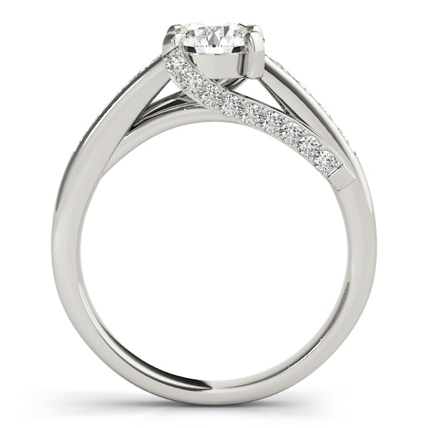Twist Channel-Set Diamond Engagement Ring (1/3 ct. tw.)
