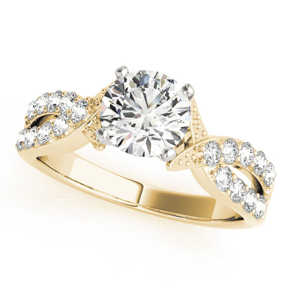 Infinity Twist Diamond Engagement Ring (1/2 ct. tw.)