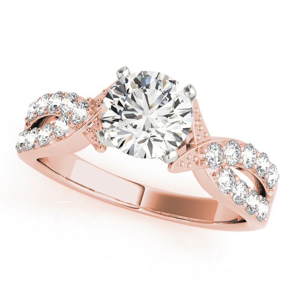 Infinity Twist Diamond Engagement Ring (1/2 ct. tw.)
