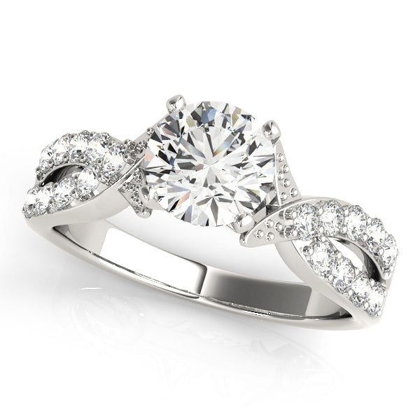 Infinity Twist Diamond Engagement Ring (1/2 ct. tw.)