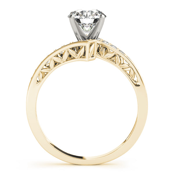 Channel-Set Twist Diamond Engagement Ring (1/4 ct. tw.)