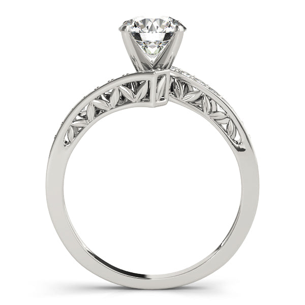 Channel-Set Twist Diamond Engagement Ring (1/4 ct. tw.)