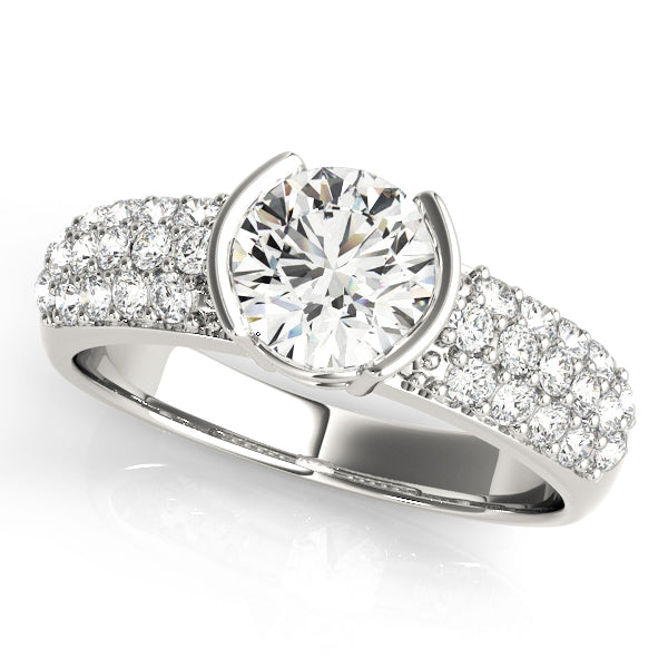 Riviera Pavé Diamond Engagement Ring (5/8 ct. tw.)