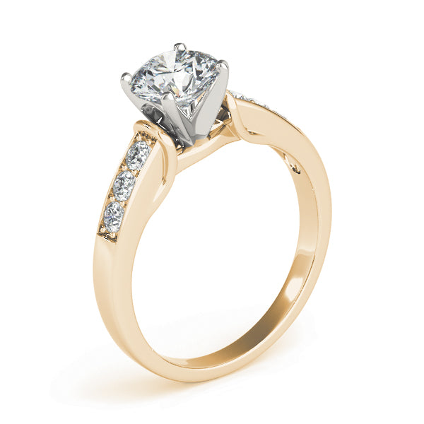 Channel-Set Diamond Engagement Ring (1/4 ct. tw.)