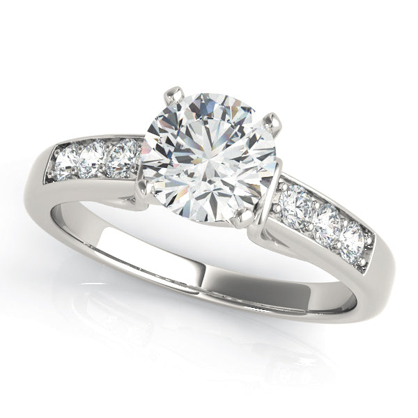 Channel-Set Diamond Engagement Ring (1/4 ct. tw.)