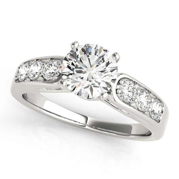 Channel-Set Diamond Engagement Ring (3/8 ct. tw.)
