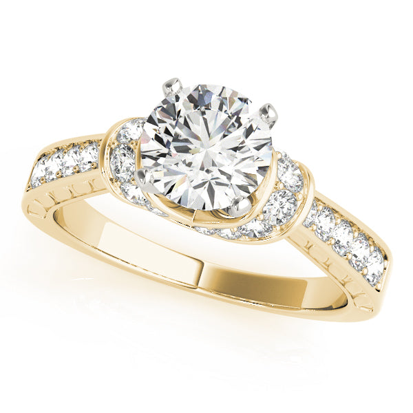Channel-Set Diamond Engagement Ring (3/8 ct. tw.)