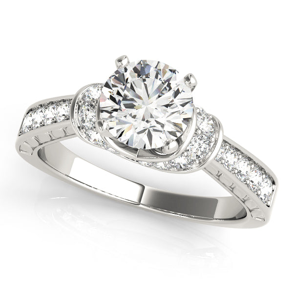 Channel-Set Diamond Engagement Ring (3/8 ct. tw.)