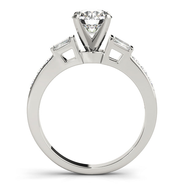 Channel-Set and Bar-Set Baguette Diamond Engagement Ring (3/8 ct. tw.)