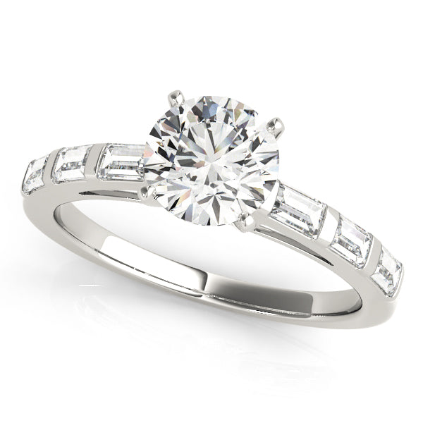 Channel-Set Baguette Diamond Engagement Ring (1/2 ct. tw.)