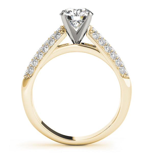 Riviera Pavé Diamond Engagement Ring (3/8 ct. tw.)