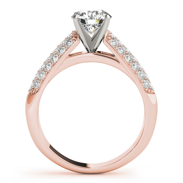 Riviera Pavé Diamond Engagement Ring (3/8 ct. tw.)