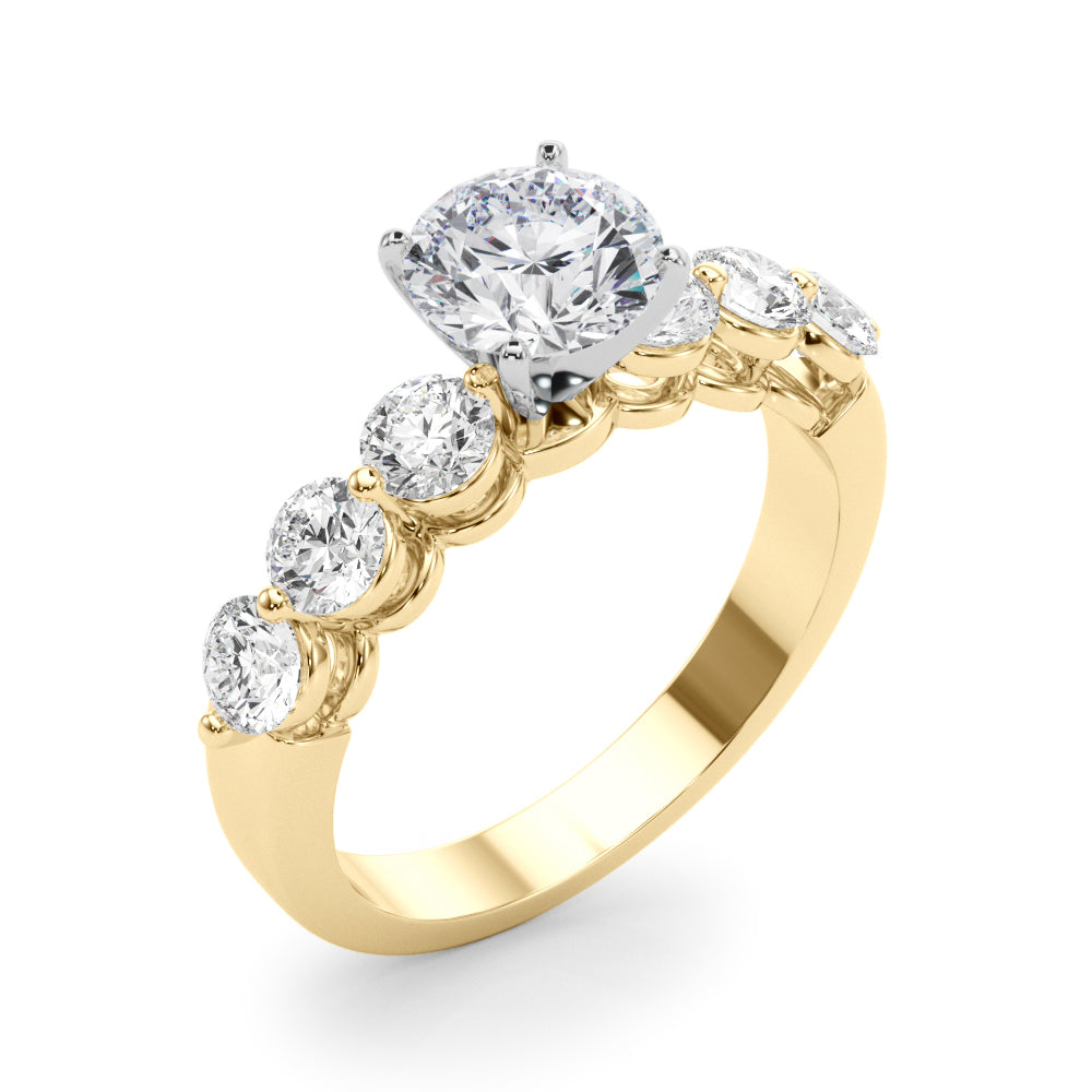 Graduated Diamond Engagement Ring (7/8 ct. tw.)