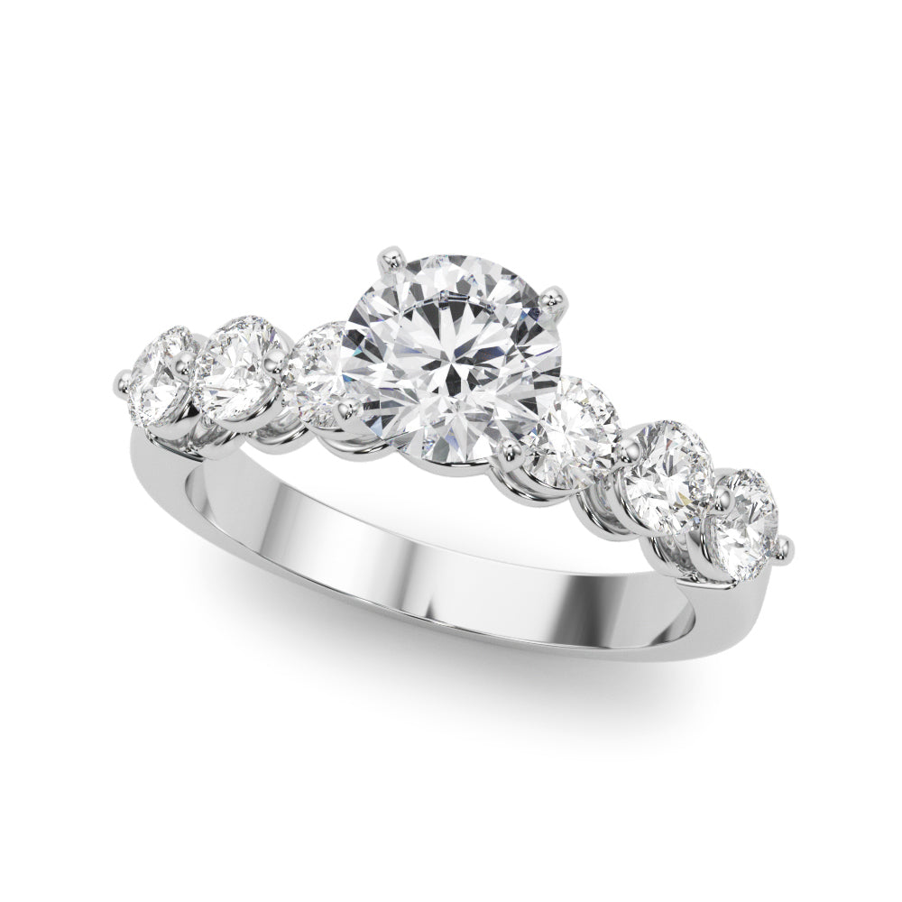 Graduated Diamond Engagement Ring (7/8 ct. tw.)