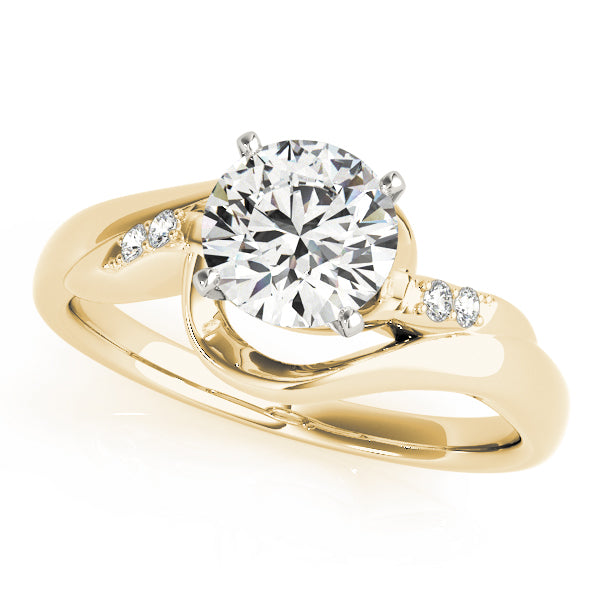 Petite Twist Diamond Engagement Ring (1/20 ct. tw.)