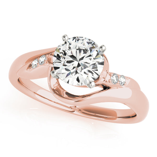 Petite Twist Diamond Engagement Ring (1/20 ct. tw.)
