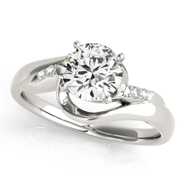 Petite Twist Diamond Engagement Ring (1/20 ct. tw.)