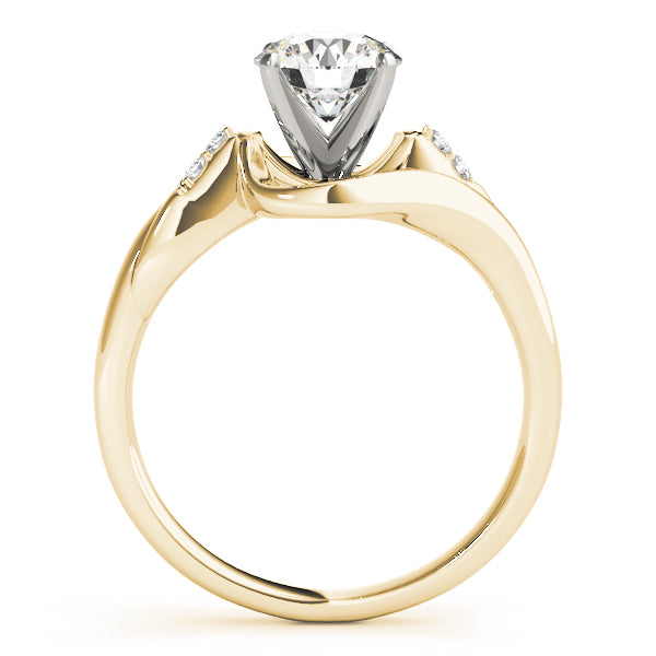 Petite Twist Diamond Engagement Ring (1/20 ct. tw.)