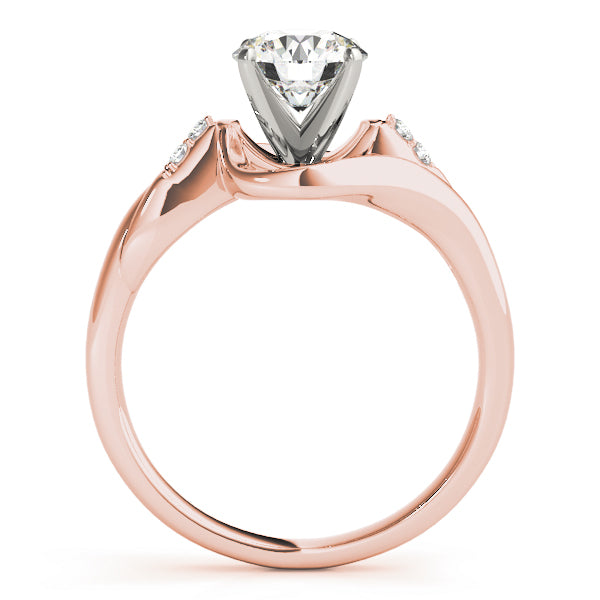 Petite Twist Diamond Engagement Ring (1/20 ct. tw.)