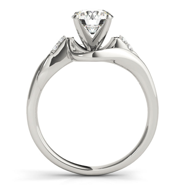 Petite Twist Diamond Engagement Ring (1/20 ct. tw.)