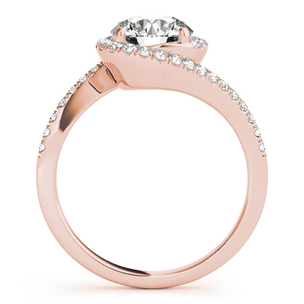 Twist Pavé Diamond Engagement Ring (1/6 ct. tw.)