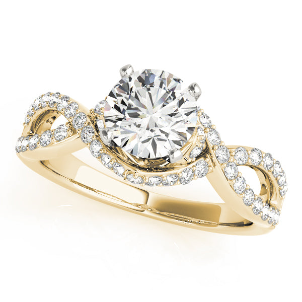 Twist Diamond Engagement Ring (3/8 ct. tw.)