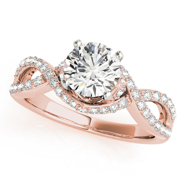 Twist Diamond Engagement Ring (3/8 ct. tw.)