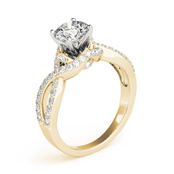 Twist Diamond Engagement Ring (3/8 ct. tw.)