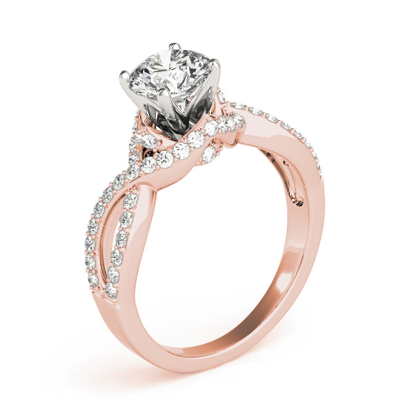 Twist Diamond Engagement Ring (3/8 ct. tw.)