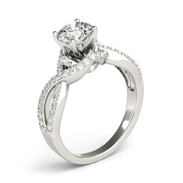 Twist Diamond Engagement Ring (3/8 ct. tw.)